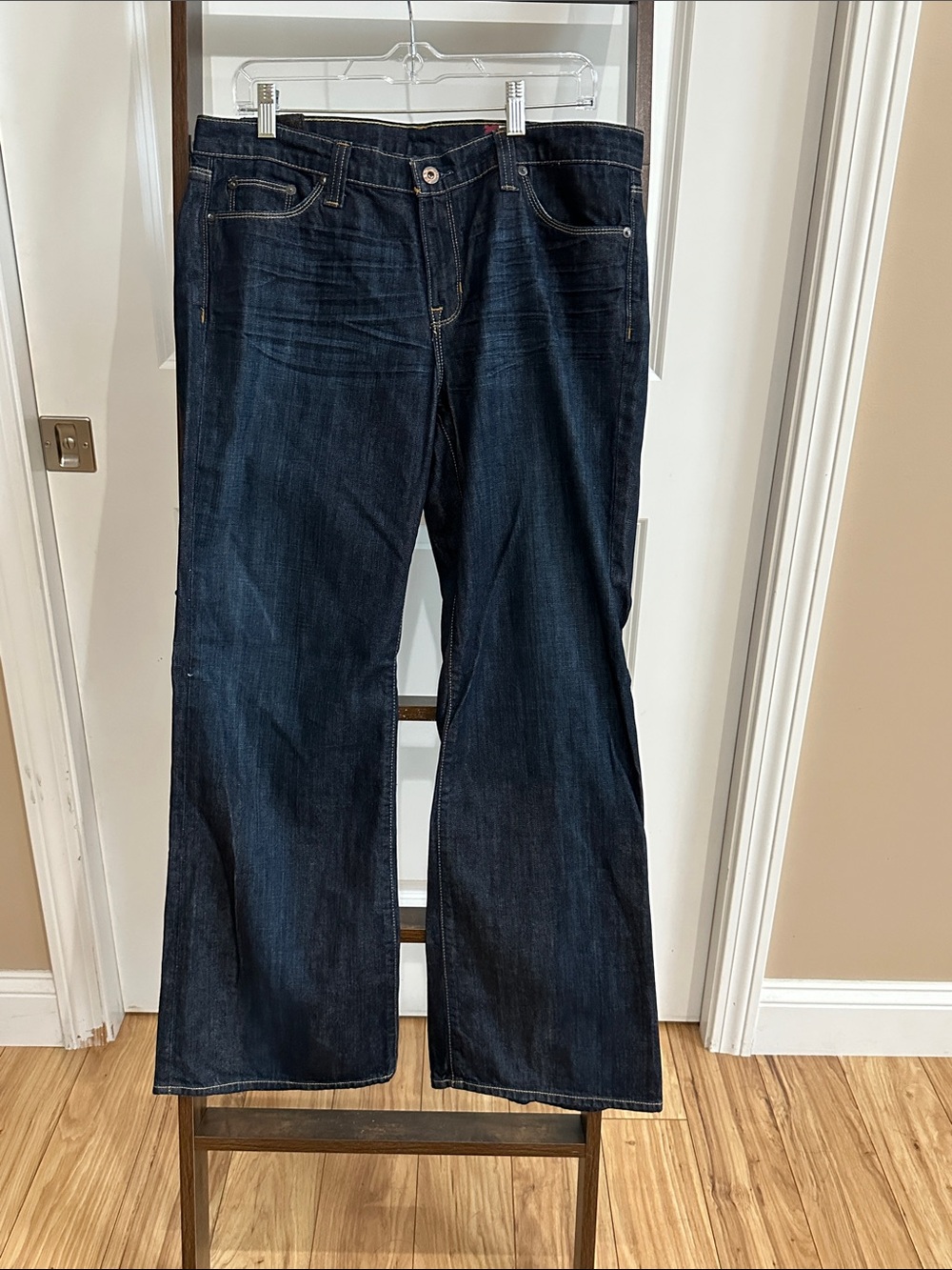 GAP Dark Blue Women's Wide-Leg Jeans - Dark Denim